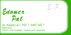 edomer pal business card